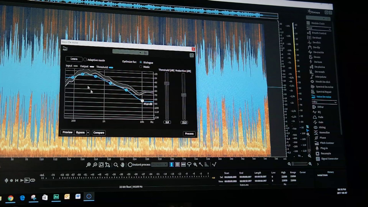 Izotope audio editor